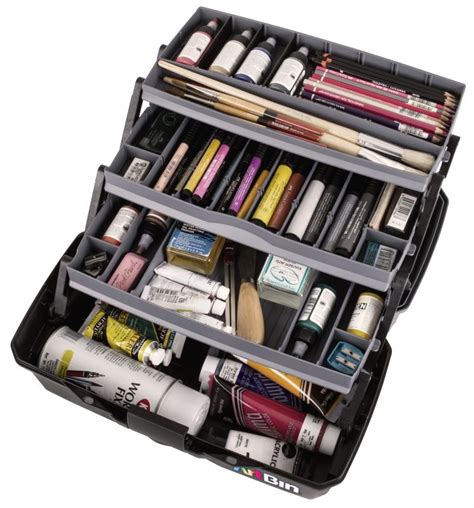 artists metal paint boxes|artist supply storage box.